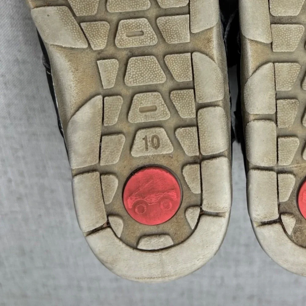 See‎ Kai Run Atlas Black Gray Snow Boot Rain Boot Waterproof Insulated Kids 10.
